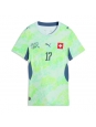 Ženske Nogometnih dresov Švica Ruben Vargas #17 Gostujoči SP 2026 Kratki rokavi Ženske Nogometnih dresov Švica Ruben Vargas #17 Gostujoči SP 2026 Kratki rokavi
